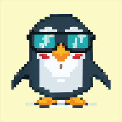 Fototapeta premium A superhero penguin 