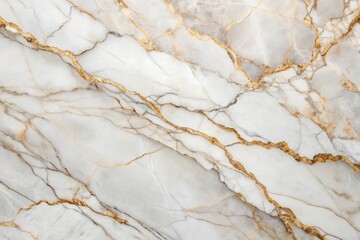 Fototapeta premium Pristine White Marble Slab: Detailed Vein Texture for Design Projects