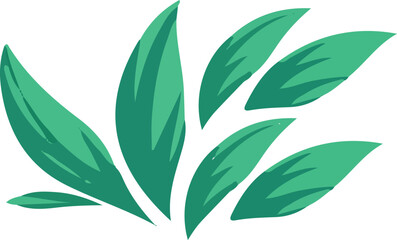 Leaf vector art illustration