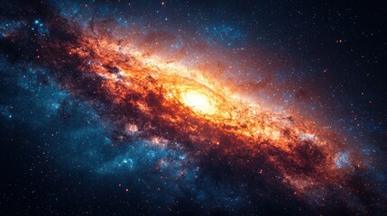 Fototapeta premium Stunning galactic spiral