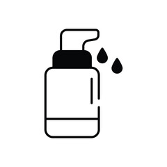 Concealer vector icon stock illustration