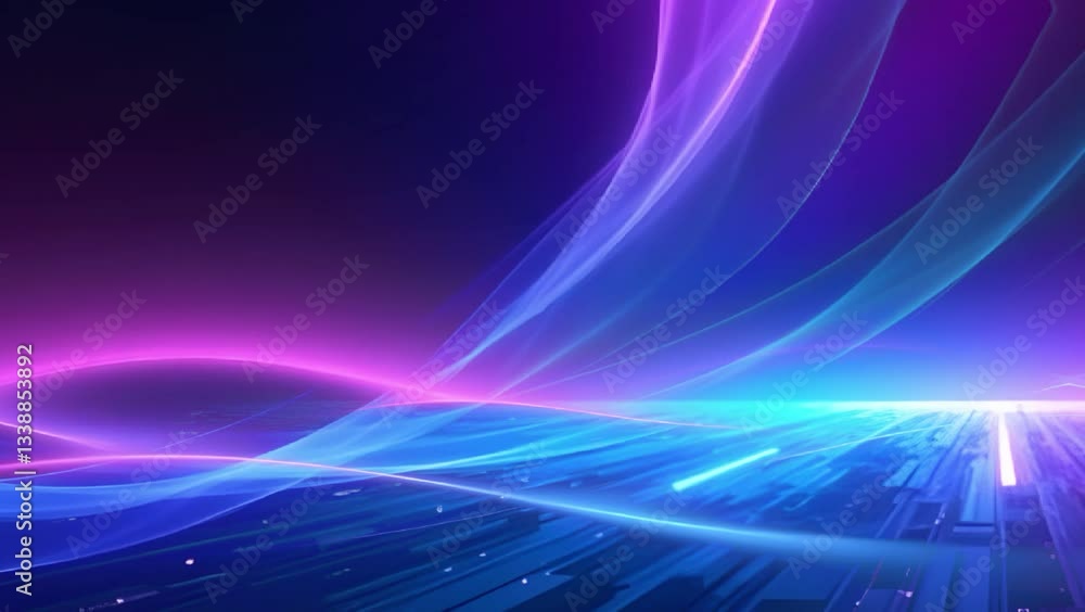 Poster a 3d-rendered abstract background animation with smooth motion and dynamic shapes, perfect for moder