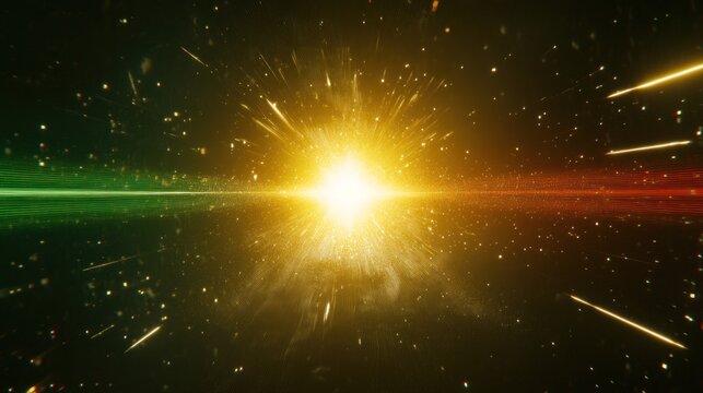 Cosmic Explosion in Space
