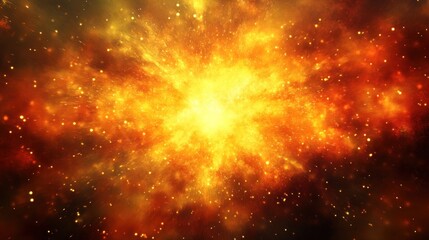 Fototapeta premium Cosmic Explosion in Space (1)