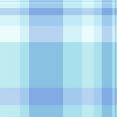 Tie background pattern tartan, linear plaid vector seamless. Blanket texture fabric textile check in light and cyan colors.