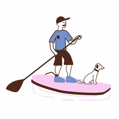 Stand up paddle boarding