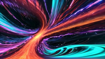 Obraz premium abstract background with colorful lines