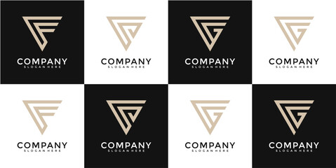 Geometric Company Logo Design