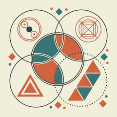 Abstract & Geometric Shapes Vector Design – Modern & Minimalist Art