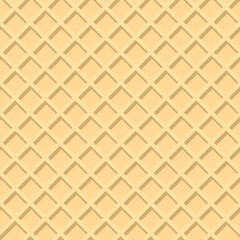 Waffle Pattern Background Vector Illustration