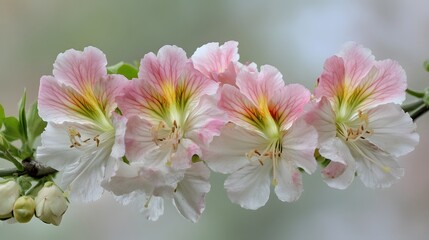 Fototapeta premium Closeup Pink and White Flowers Blossom Bouquet