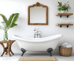 Modern bathroom with simple design