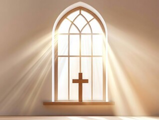 Beautiful Serene Religious Scene As Background Fe