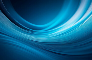 Blue and white abstract glowing wavy lines. Dynamic wave pattern. Modern flowing wavy lines. Futuristic technology concept. Background for advertising, banners, postcards
