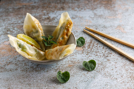 Japanese dumplings.