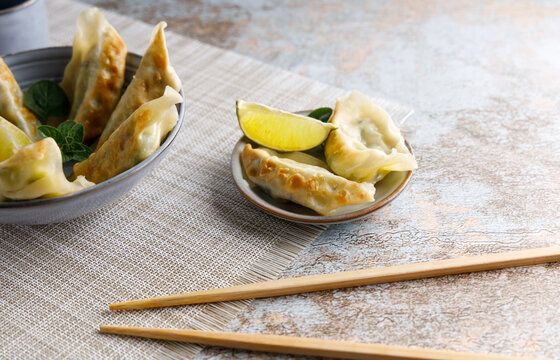 Japanese dumplings.