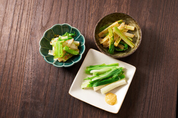 山菜　うるい　料理イメージ