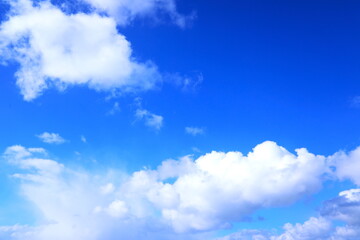 Obraz premium 青空と白い雲