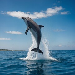 Naklejka premium Dolphin
