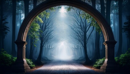 gate in the woods
