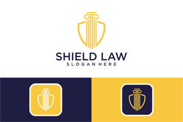 Gold Shield Law Logo Design