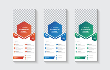Corporate Roll-Up Banner Design pull-up banner and x banner,