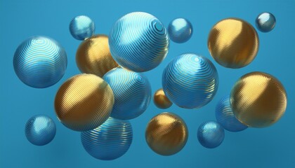 turquoise gold ball
