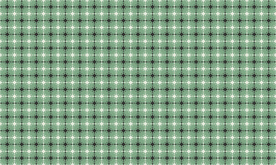 Fabric patterns have beautiful patterns arranged in rows of squares and stacked circles, while alternating black, light green background, vector, geometric 