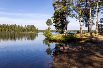 Obraz premium Bräkentorpasjön - See in Schweden 1