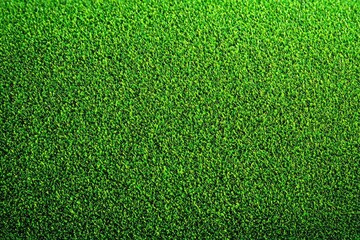 Obraz premium Vibrant green golf course grass texture background creating lush putting green surface