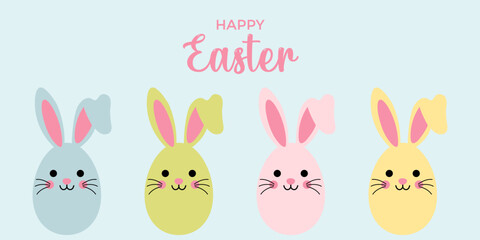 Easter flyers, banners. Easter design for card, invitation, poster, flyer, web design