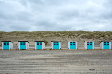 Strandhäuschen auf Texel