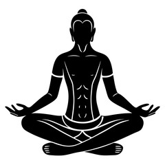 Premium Yoga Logo Icon Design for Wellness and Fitness Brands.