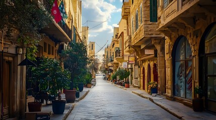 Fototapeta premium 19. A modernized city maintaining its ancient architectural roots