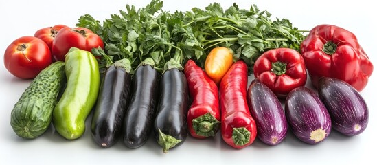 Vibrant Vegetable Harvest: A Colorful Array of Fresh Produce