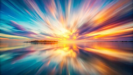 Obraz premium Long Exposure Watercolor Wash Background: Abstract Artistic Texture for Design Layouts