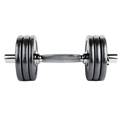 Naklejka premium dumbbell on white background