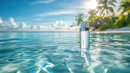 Rippling water in a glass bowl creates serene reflections on a gentle surface