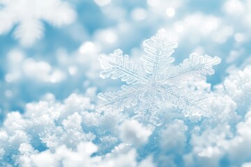 Fluffy white clouds in a bright blue sky, serene and calming atmosphere for nature-themed projects or backgrounds.