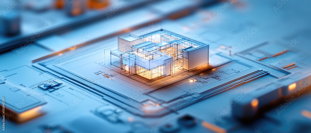 Poster enhancing collaborative architectural planning with interactive blueprint tools a comprehensive guid