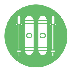Ski Poles Icon