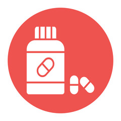 Pill Bottle Icon
