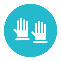 Obraz premium Protective Gloves Icon