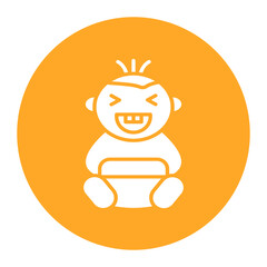 Laughing baby Icon