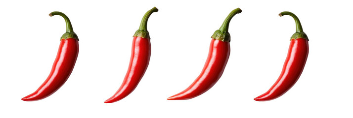 A set of red chillies