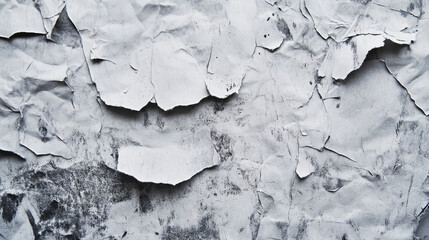 Fototapeta premium A textured vintage-inspired grunge paper with deep creases, rugged folds, and uneven discoloration, creating an aged and distressed appearance. The surface features faded stains and subtle cracks, 