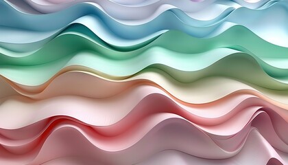 abstract colorful waves background
