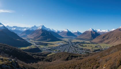 Stunning new zealand mountain landscapes