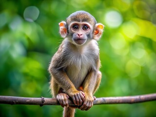 Fototapeta premium monkey on tree