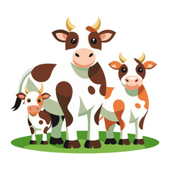 funny cow cartoon